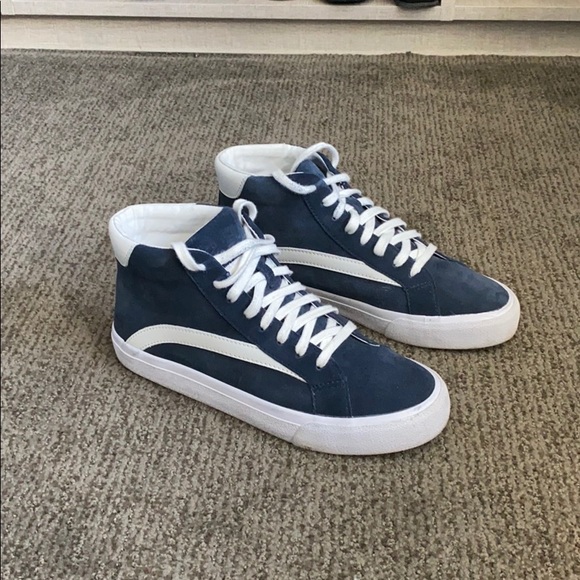 Madewell Shoes - Madewell Navy HighTop sidewalk sneaker
